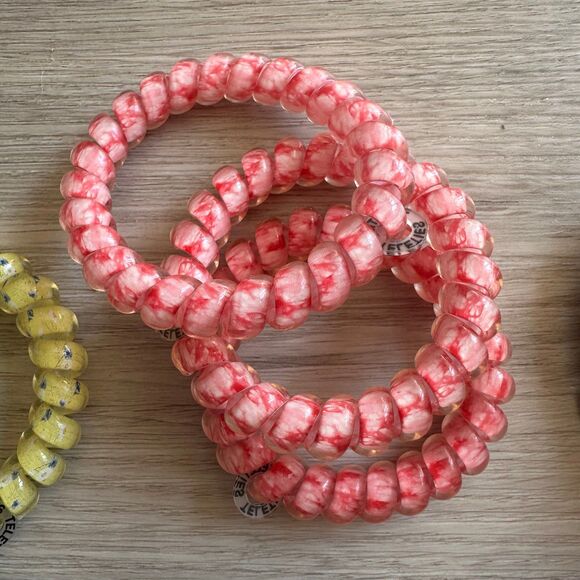 TeleTies Tele Ties Phone Cord Hair Accessories Ties - 17 Pieces - Please Read! - Picture 5 of 6